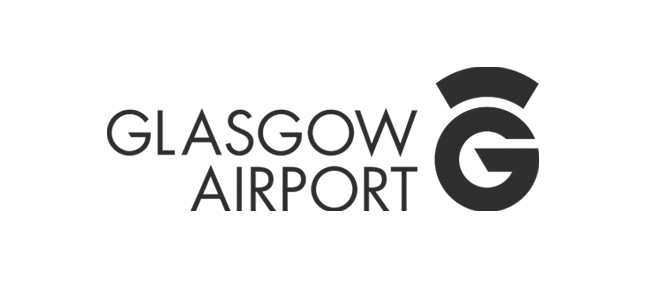 Glasgow Airport logo - The media Shop clients