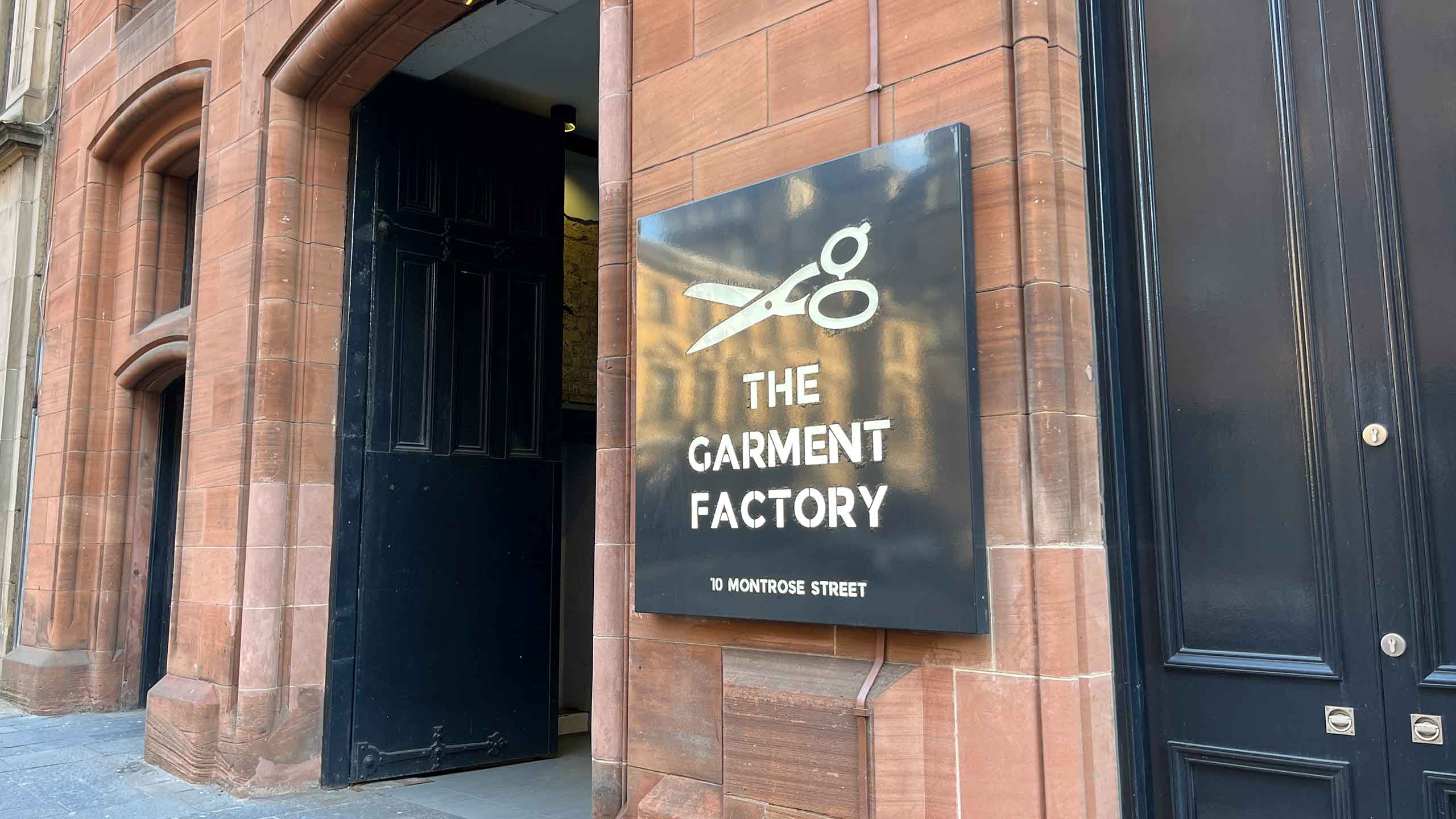 The Garment Factory entrance